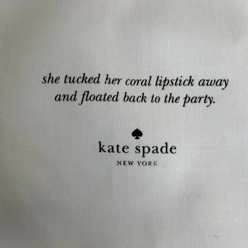 Kate Spade Dust Bag Cream Bag Shoes 19.5 x 17.5